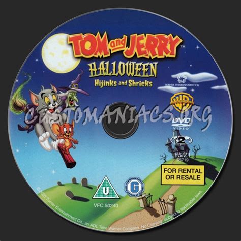 Tom and Jerry Halloween Hijinks and Shrieks dvd label - DVD Covers & Labels by Customaniacs, id ...