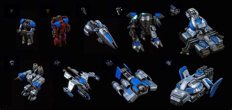 Terran Units with 3d by GrandChase2022 on DeviantArt