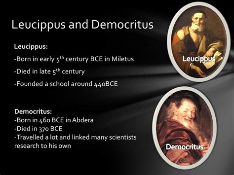 PPT - Leucippus and Democritus PowerPoint Presentation, free download - ID:5444817