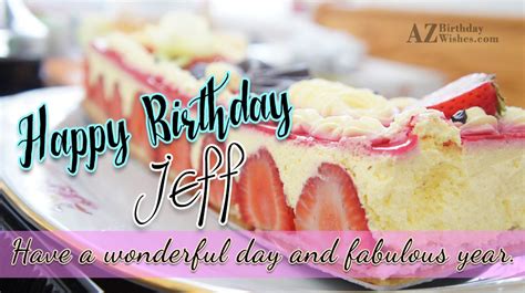 Happy Birthday Jeff