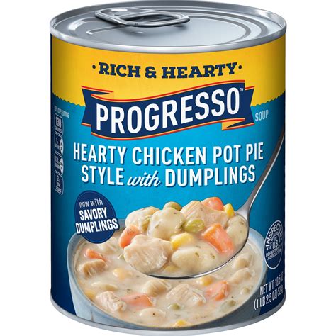 Progresso Soup Rich & Hearty Chicken Pot Pie Style Soup - Walmart.com - Walmart.com