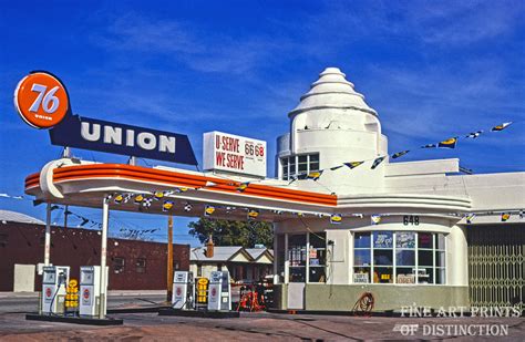 Union 76 Gas Station 1950s era Premium Print | Brandywine General Store