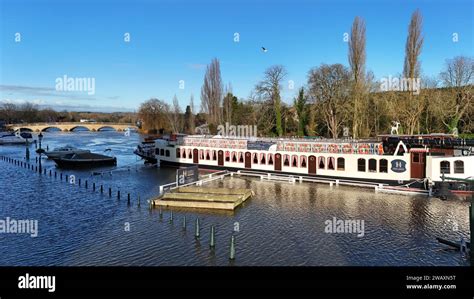 Henley-on-Thames, United Kingdom. 7th Jan, 2024. UK Weather - The heavy rainfall during the last ...