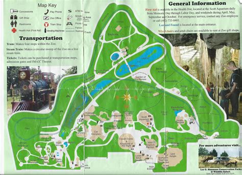 Henry Doorly Zoo Map - 2007 - ZooChat