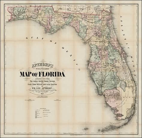 Map of florida, Historical maps, Map