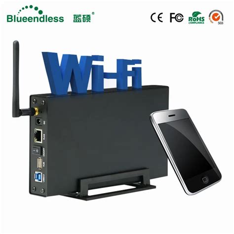 Aluminum Hard disk external case Nas wifi router 300mbps wifi repeater ...