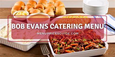 Bob Evans Catering Menu Prices 2024