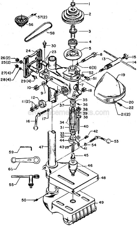 Delta Drill Press | 11-120 | eReplacementParts.com