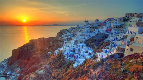 Sunset from Oia Village