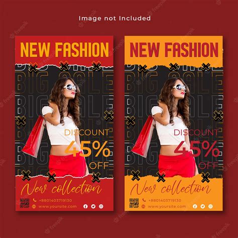 Premium Vector | Instagram stories design premium vector