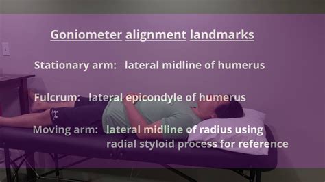 Range of Motion Measurement: Elbow Flexion - YouTube