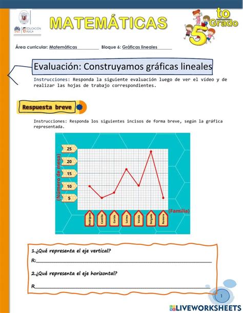 Quinto Grado, Bloque: Gráficas lineales, Lección 1, Construyamos ...