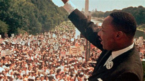 Martin Luther King's March on Washington — what a contrast!