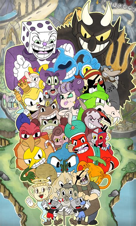 Cuphead All Characters by pluuck on DeviantArt