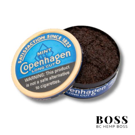 Copenhagen Long Cut Mint Chewing Tobacco - BC HEMP BOSS