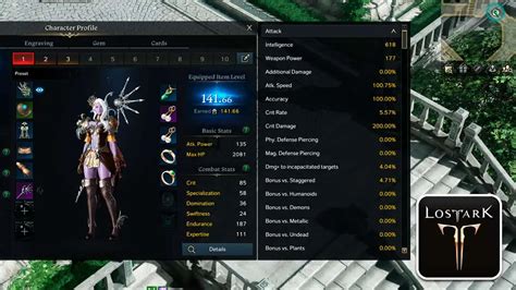 Lost Ark - Combat Stats Overview: What Does Each Stat Do - Gamer Empire