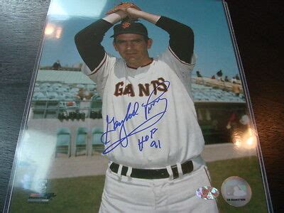 Gaylord Perry Autograph / Signed 8 X 10 photo San Francisco Giants HOF ...