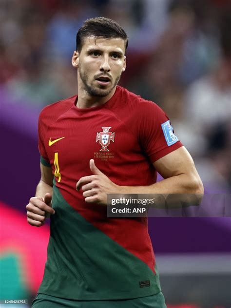 AL DAAYEN - Ruben Dias of Portugal during the FIFA World Cup Qatar ...