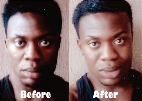 Welcome to Freezzedup blog: Make-Up for men. See before and after photo