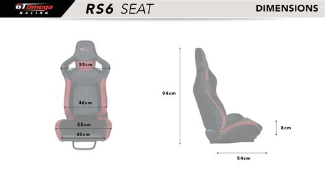 RS6 Simulator Seat | Red Racing Seat | GT Omega – GT OMEGA EUROPE