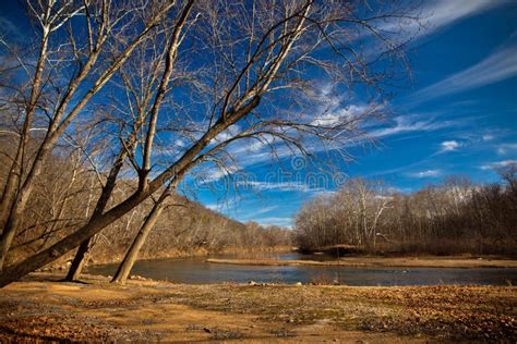 Winter In Missouri On The Lake With Boat Slip Stock Photo - Image of east, boat: 50519602