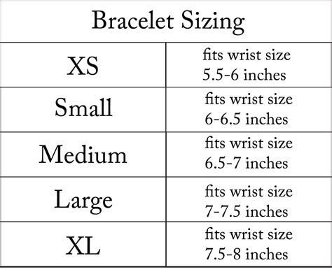 Double Sided Couple's Bracelets | Bracelet size chart, Bracelet sizes, Washer bracelet