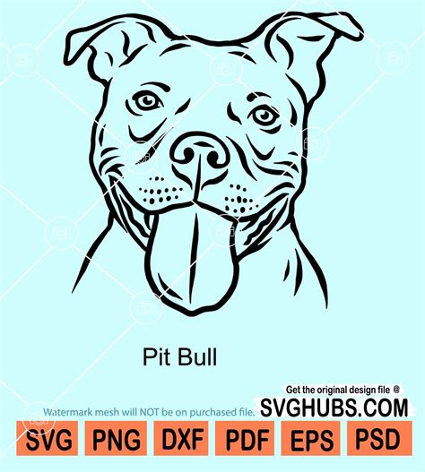 Pitbull svg, Pitbull Silhouette svg, Dog Svg, Dog Lover Svg, Pitbull lover svg, Cute Pitbull svg