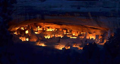 Mesa Verde lights Cliff Palace | Mesa verde national park, Lights, National parks