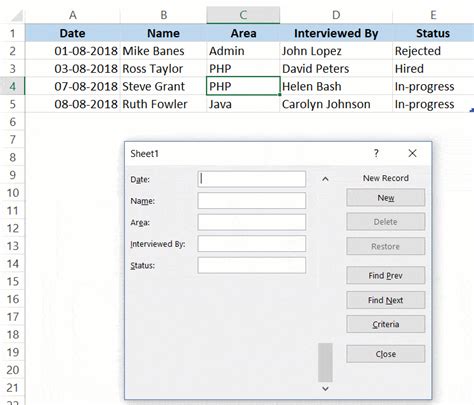 How to Create a Data Entry Form in Excel (Step-by-step Guide) - KING OF ...