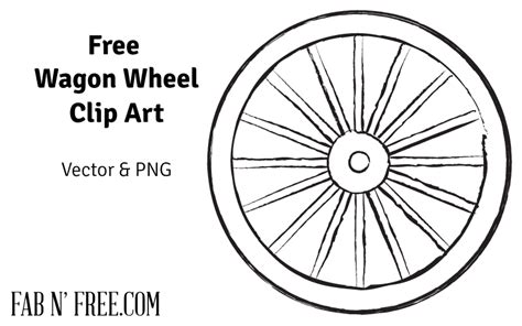 Free Pioneer Quote + Free Wagon Wheel Clip Art | Fab N' Free