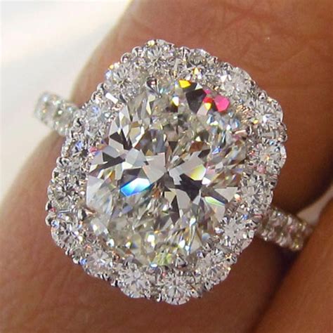 Most beautiful diamond rings #solitairediamondrings | Engagement rings, Halo diamond engagement ...