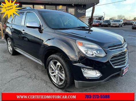 Used 2016 Chevrolet Equinox AWD 4dr LTZ for Sale in Fairfax VA 22031 Certified Car Center, Inc