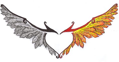 Phoenix Wings Drawing at GetDrawings | Free download