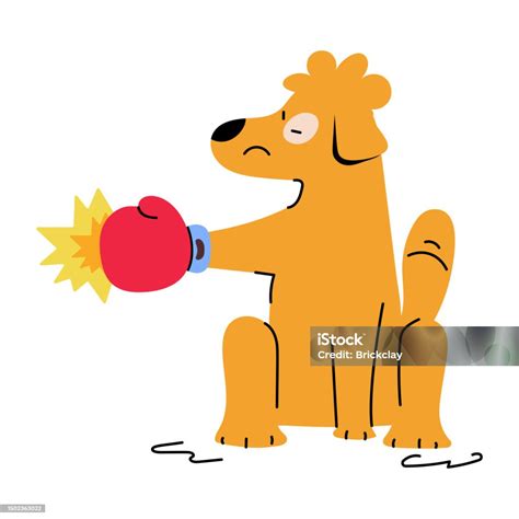 Dog Boxing Stock Illustration - Download Image Now - Animal, Boxing ...