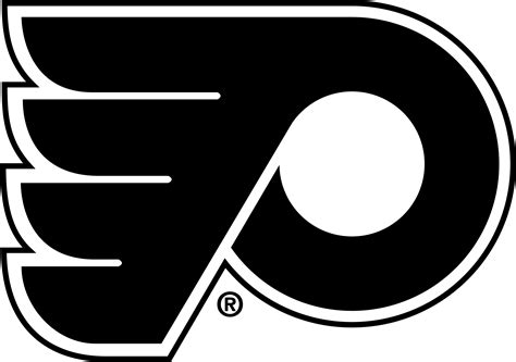 Download Philadelphia Flyers Logo Black And White - Philadelphia Flyers ...