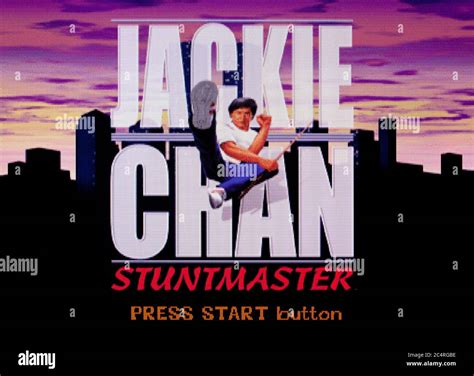 Jackie Chan Stuntmaster - Sony Playstation 1 PS1 PSX - Editorial use ...