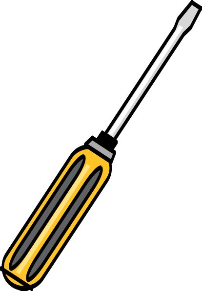 Screwdriver clip art Free Vector / 4Vector