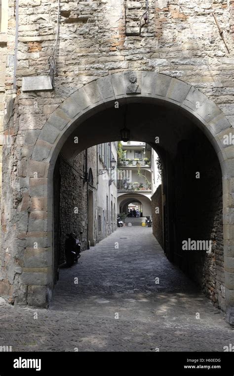 Bergamo old town Stock Photo - Alamy