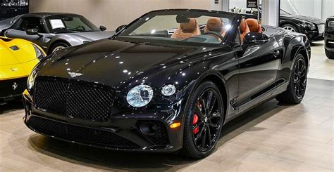2021 Bentley Continental GT V8 Convertible, All Black Beast