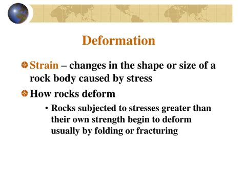 PPT - Structural Geology Crustal Deformation PowerPoint Presentation, free download - ID:5254569