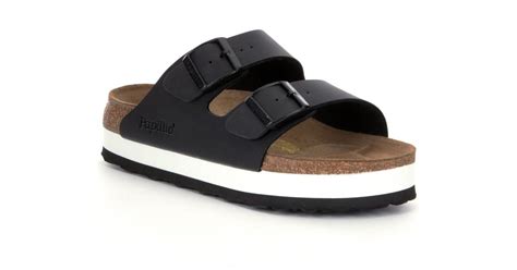 Birkenstock Arizona Platform Sandals in Black | Lyst