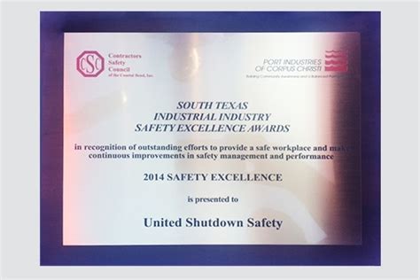 Awards and Recognition – United Safety