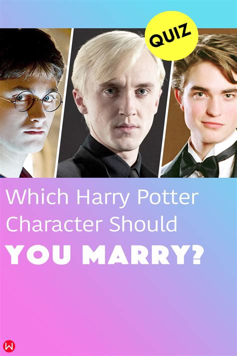 Hogwarts quiz which harry potter character should you marry – Artofit