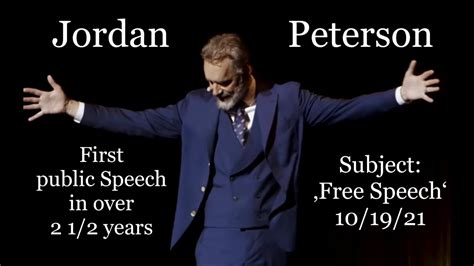 Jordan Peterson - Lecture on Free Speech, 10/19/21 Bucknell Program for ...