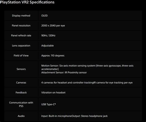 PlayStation VR2 Specs Revealed - Ebuyer Gaming