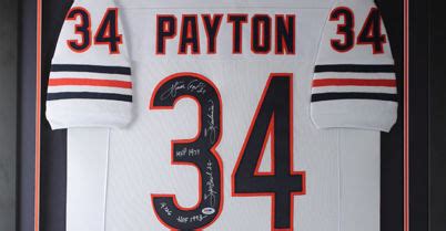 Walter Payton Autograph: 10 Amazing Items for Sale Right now – Wax Pack Gods