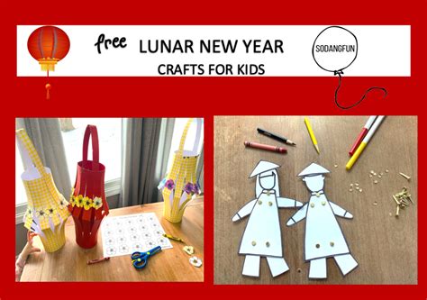 Free Lunar New Year Crafts for Kids - So Dang Fun