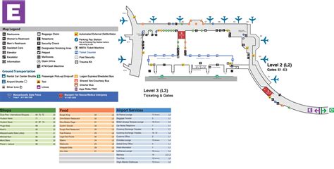 Logan Airport Terminal Map United States Map - vrogue.co