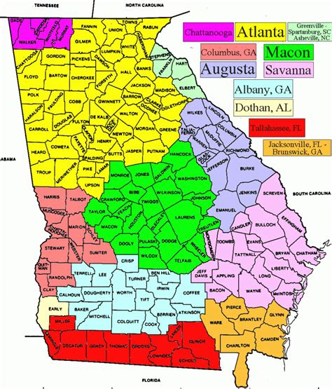 Dma Map By State - Printable Map