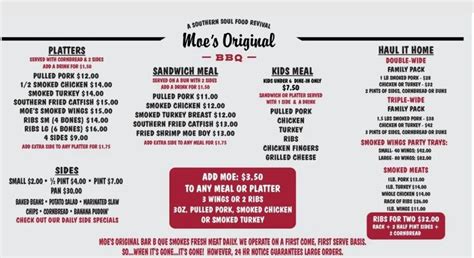 Moe's Original Bar B Que Restaurant, Pawleys Island - Destination BBQ